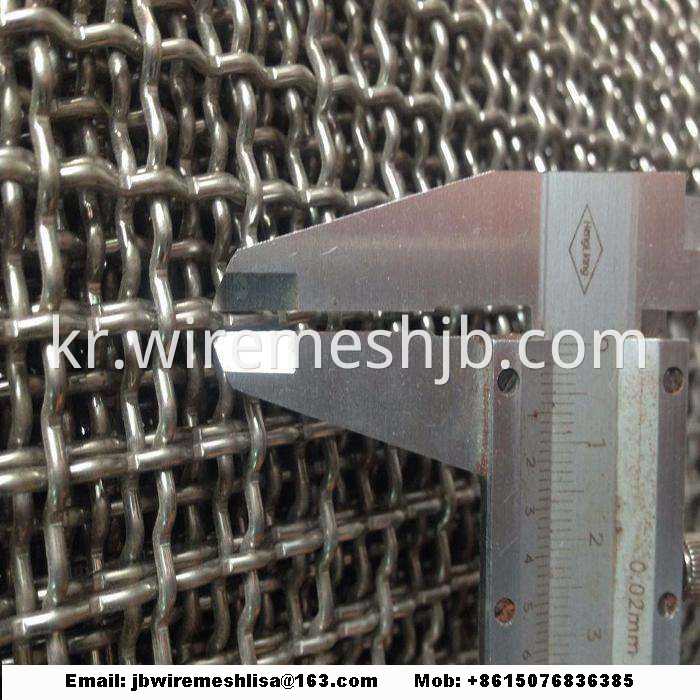 304 Stainless Steel Crimped Wire Mesh